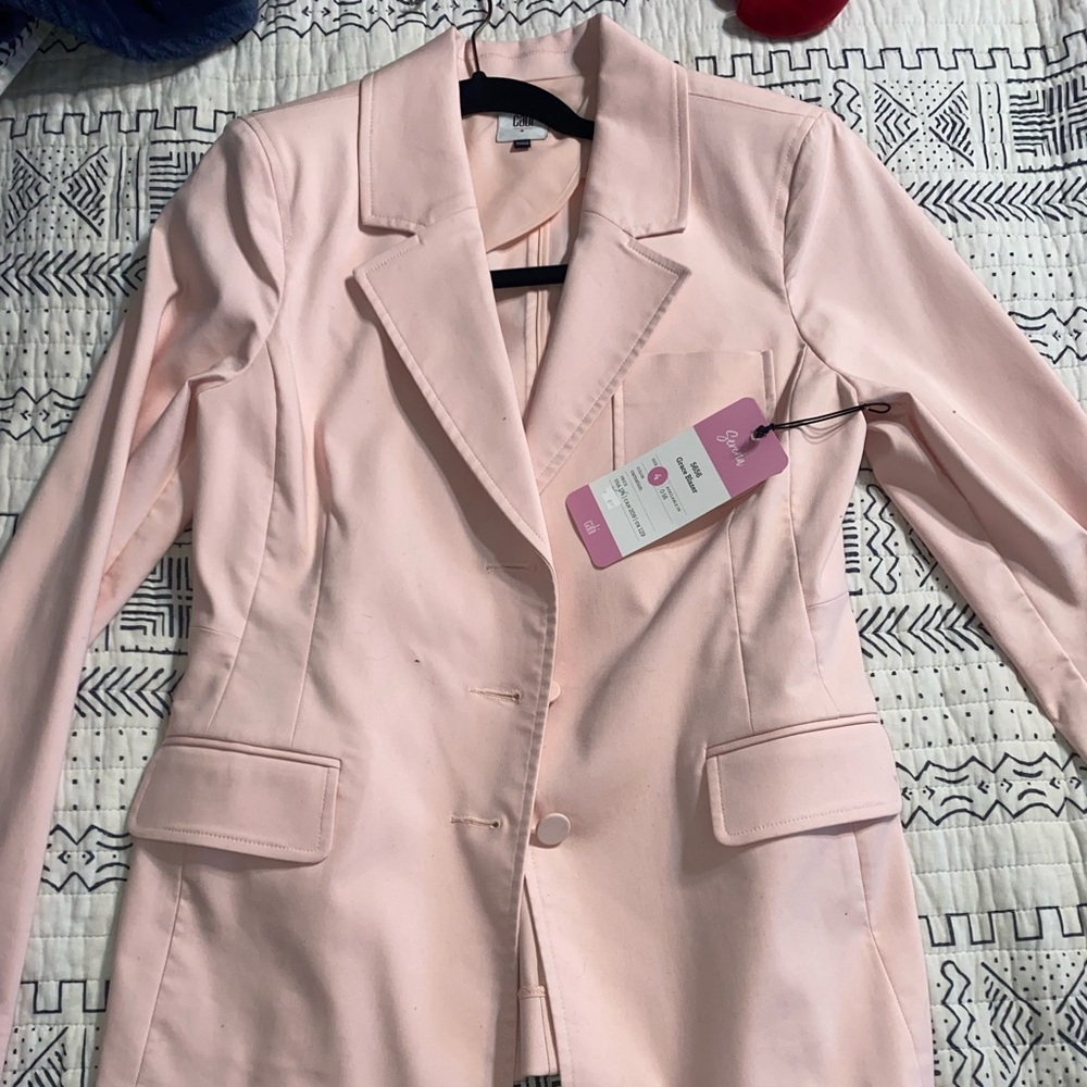 NWT Cabi Pink GRACE blazer size 4